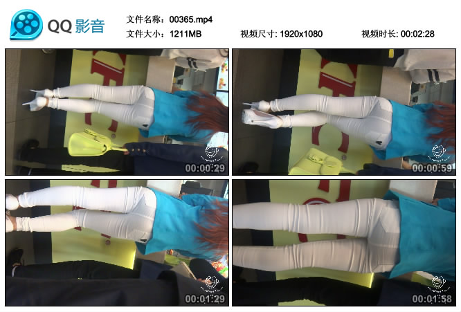 精选街拍视频 No.029 纳兰性急作品 丰臀白裤有亮点 [MP4-1.18GB]