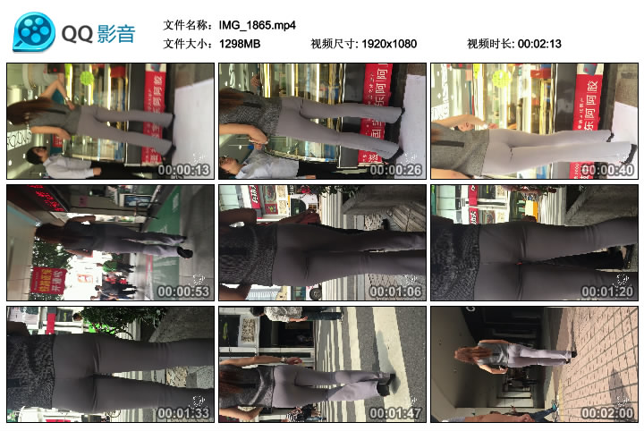 精选街拍视频 No.339 JACK大师作品 极品紧身灰色打底裤熟女，太有味道了 [MP4-1.87GB]