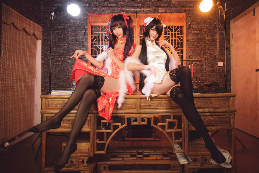旗袍ver. 時崎狂三同人Cosplay [14P-71MB]