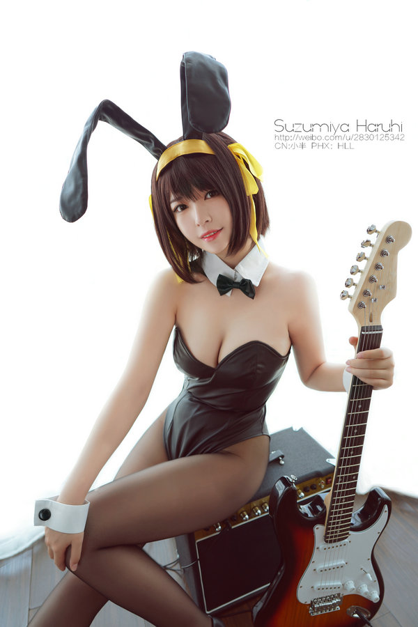 凉宫春日的忧郁兔女郎Cosplay [15P-16MB]
