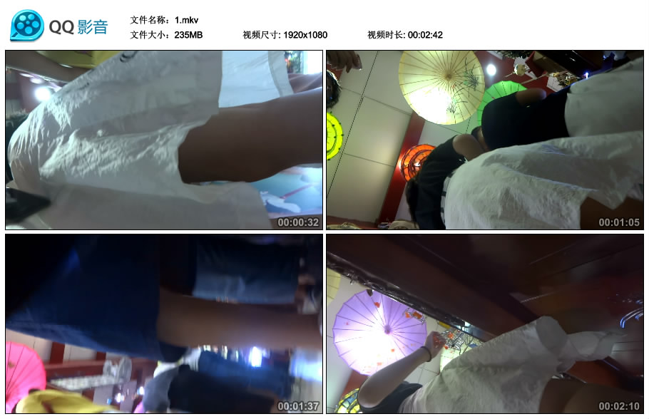 精选街拍视频 No.1782 纯白裙子青春小姐姐 [235MB]