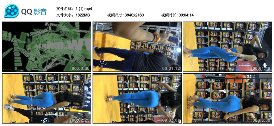 精选街拍视频 No.2272 翘臀紧身弹力裤丰腴美女 [1.77GB]