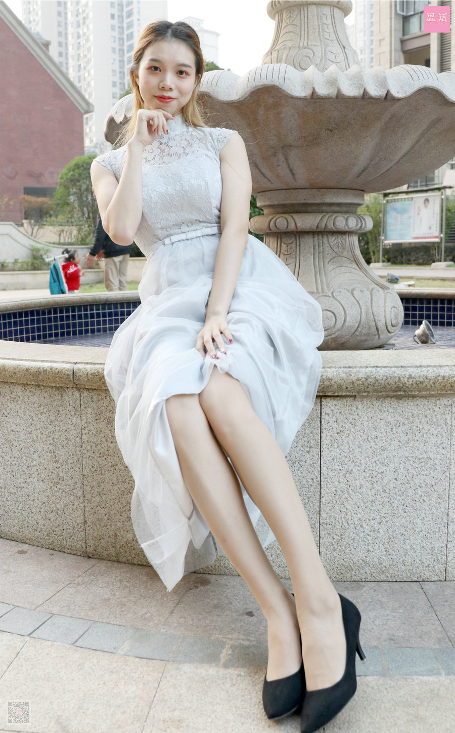 [SiHua]丝话 No.034 花园里迷路的小伴娘 小俏 [79P2V-466MB]