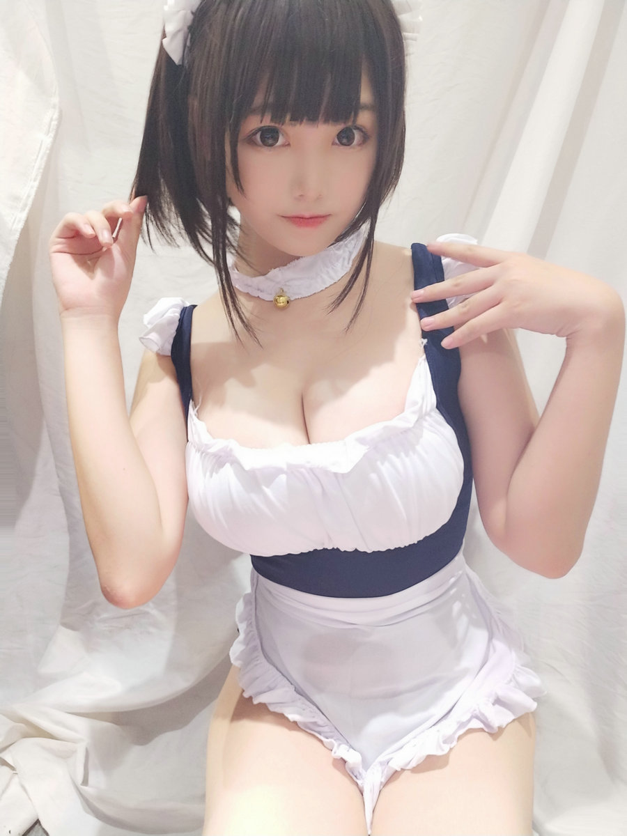 萌系小姐姐蜜汁猫裘 - 女仆死库水 [30P-43MB]
