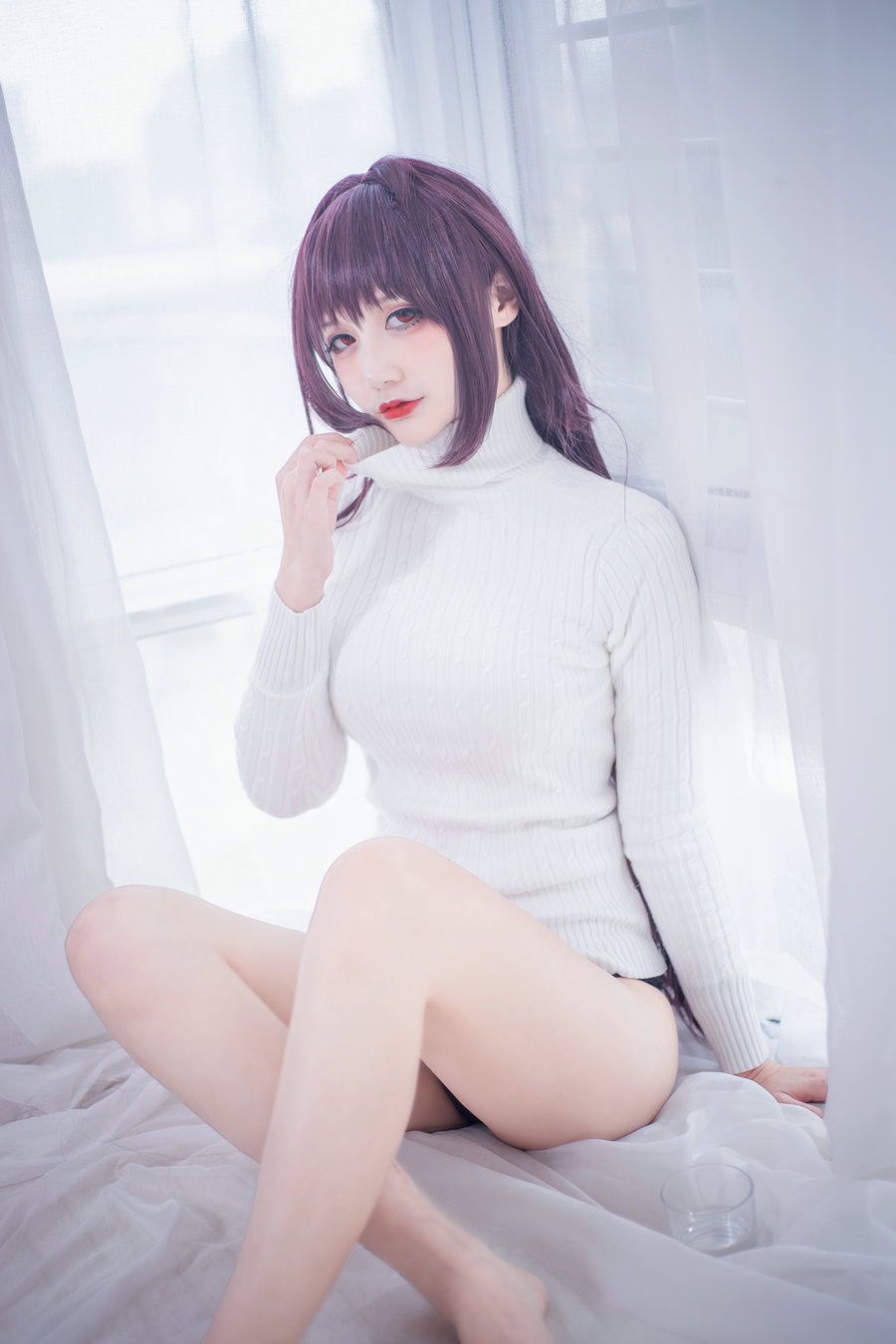 COS妹子仙九Airi - 斯卡哈毛衣 [21P-225MB]