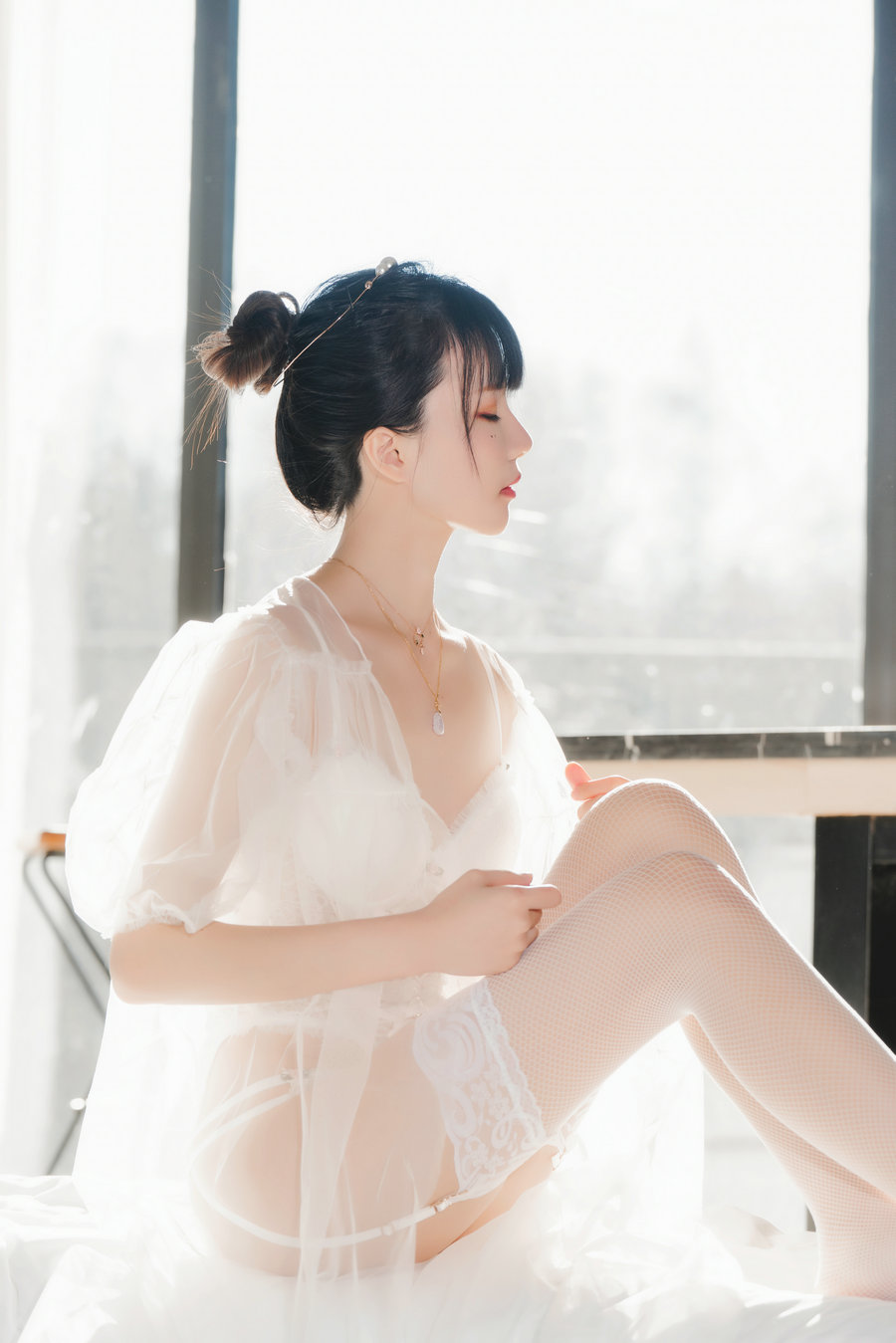 桜桃喵 - 白纱糖01 [35P-596MB]