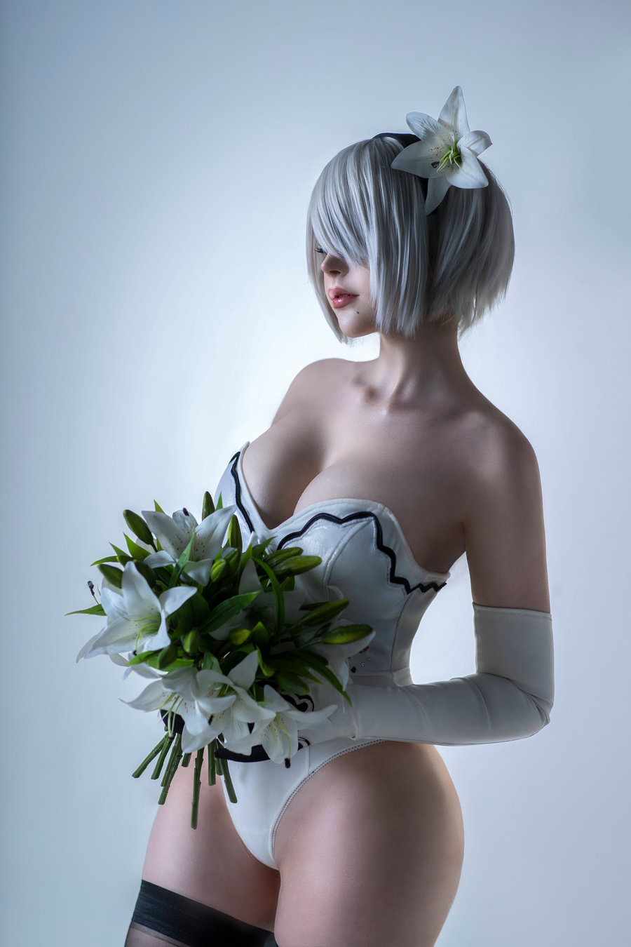 国外美女SayaTheFox - 2B Floral [10P-131MB]