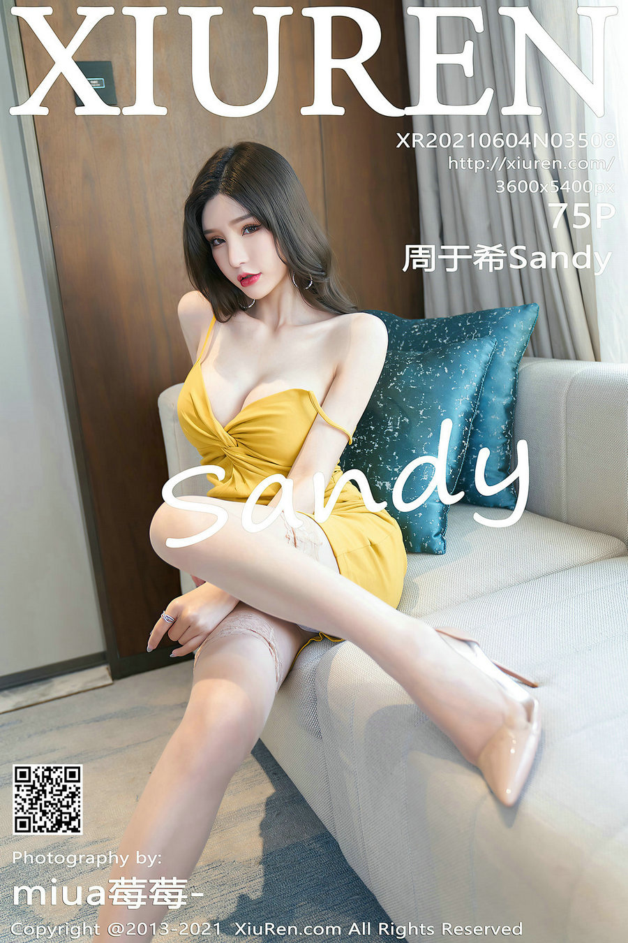 [秀人美媛馆] 2021.06.04 No.3508 周于希Sandy [75P705MB]