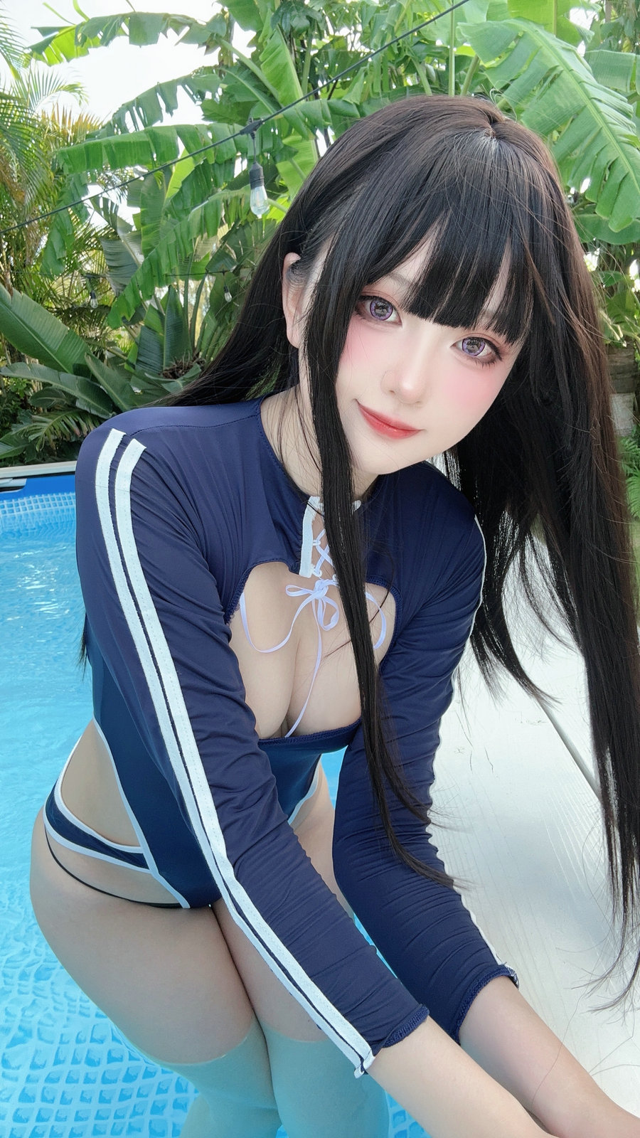 Yuki亭 - 2024冲绳夏日自拍册 黑长直死库水 [10P-77MB]