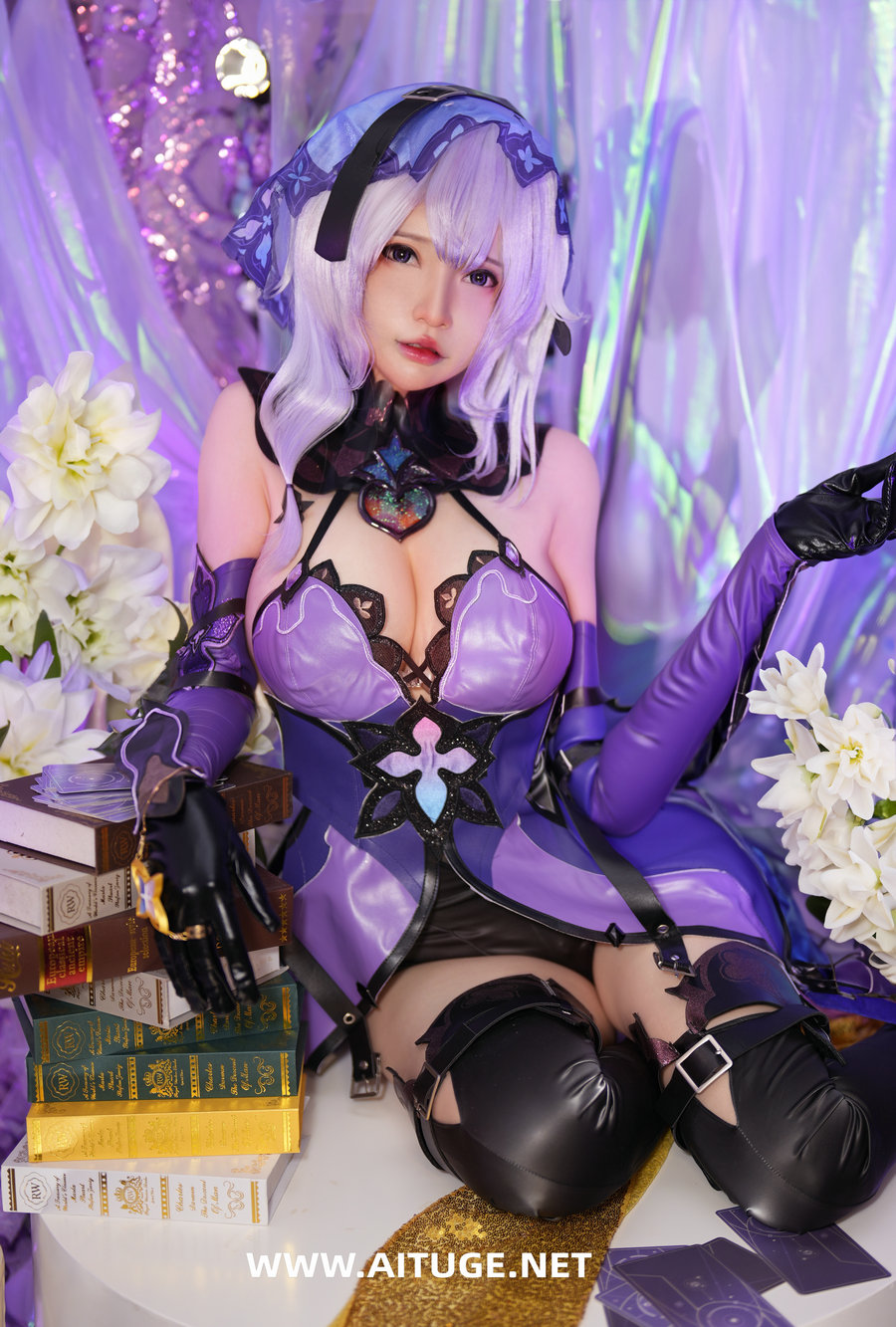 Coser小姐姐Potato Godzilla - Black Swan (Honkai Star Rail) [23P-259MB]