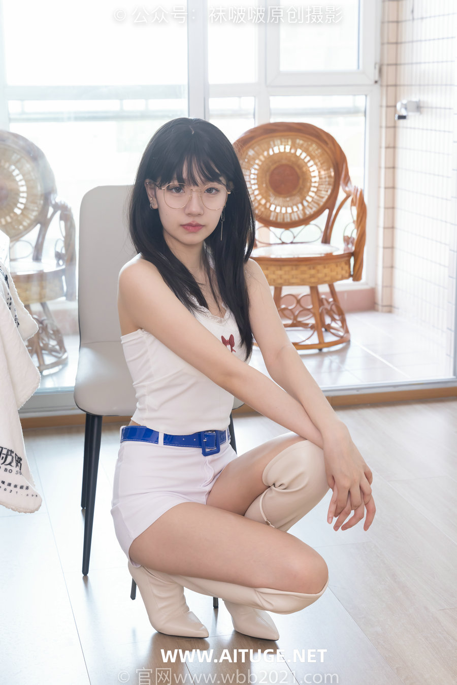 BoBoSocks袜啵啵 No.581 小甜豆-高跟长靴、薄肉丝 [200P1V-5.60GB]