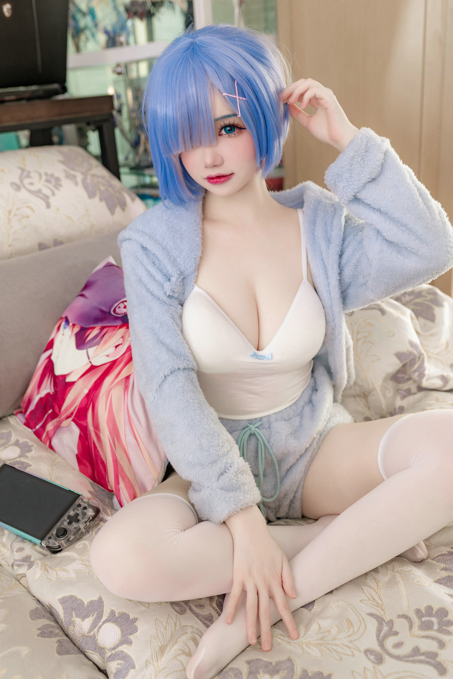 动漫博主雪晴Astra - 蕾姆猫猫 [13P-106MB]