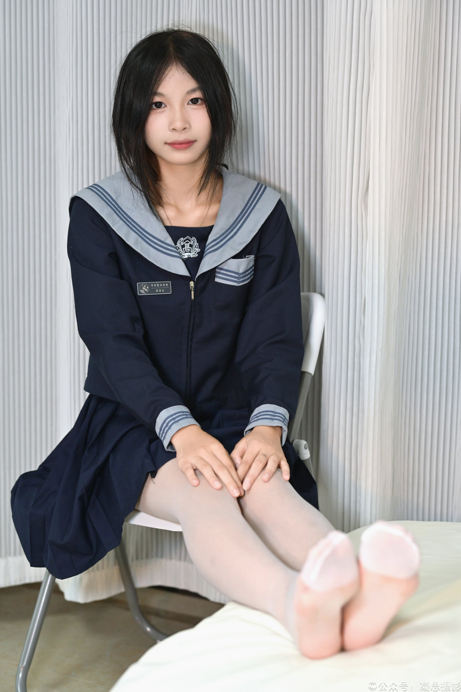 凝思摄影 No.043 沅沅-JK制服、连裤白丝、小皮鞋 [150P1V-5.74GB]