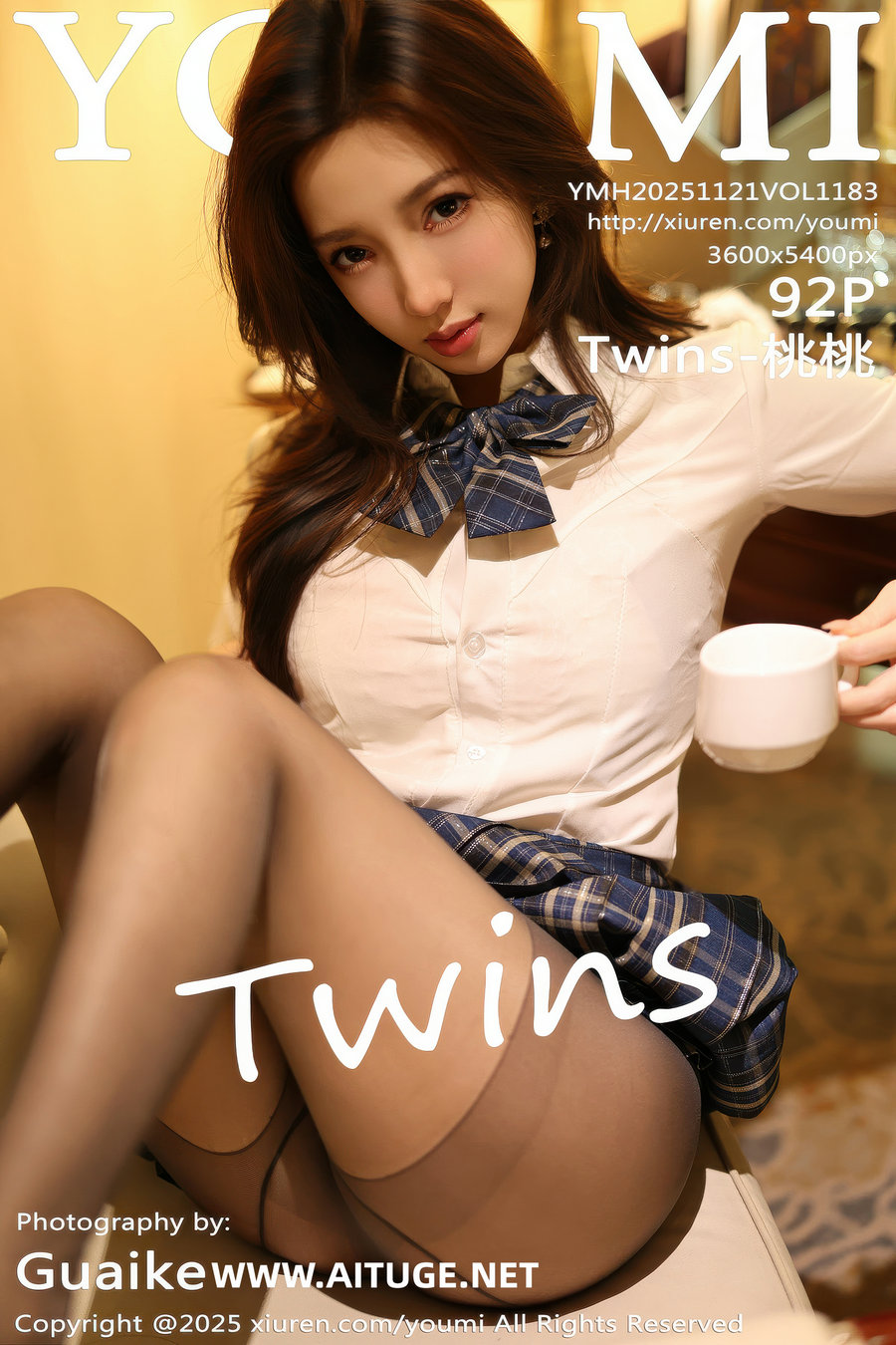 [YouMi]尤蜜荟 2025.11.21 Vol.1183 Twins-桃桃 [92P969MB]