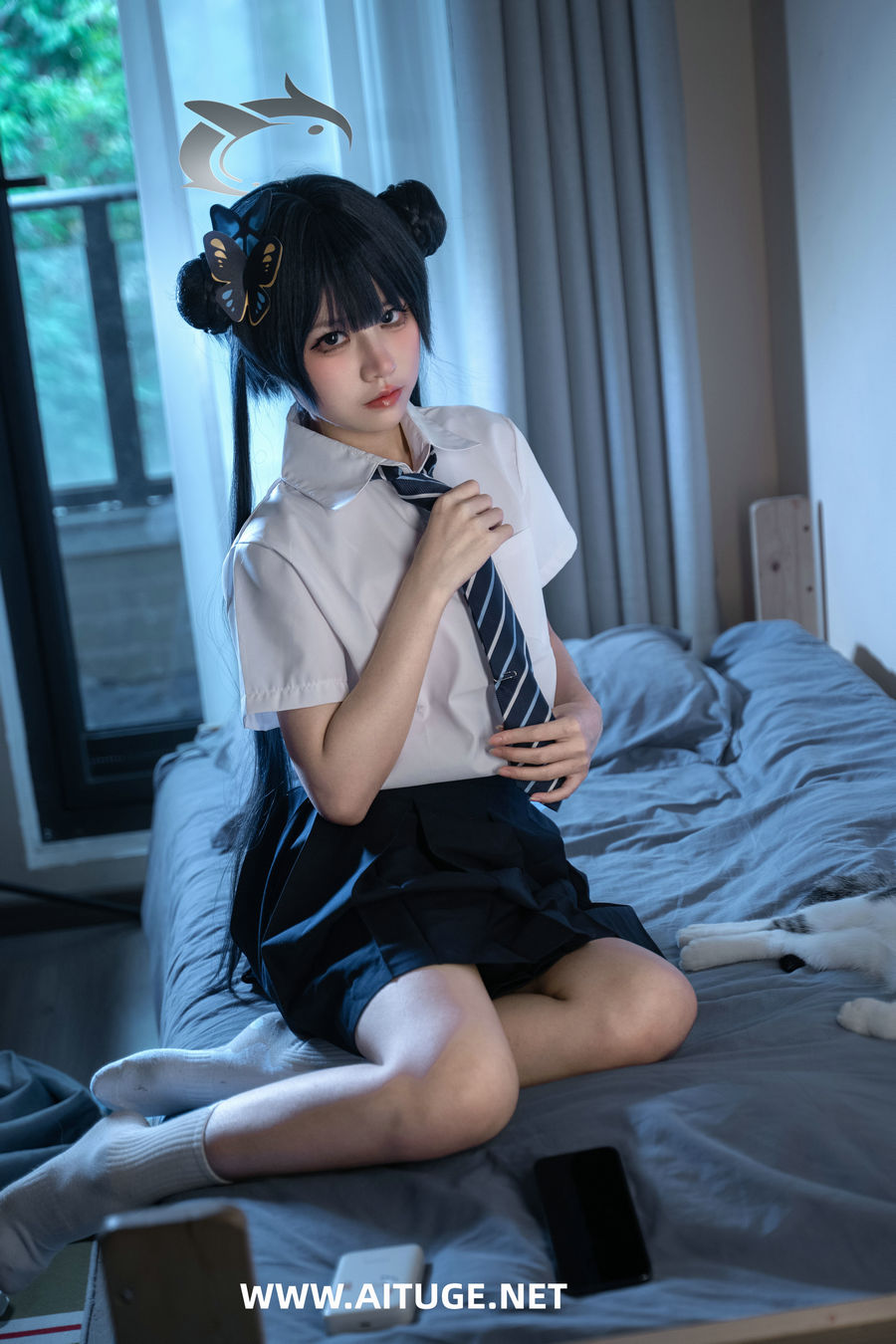 清水凪 - 龙华妃咲JK [52P-266MB]