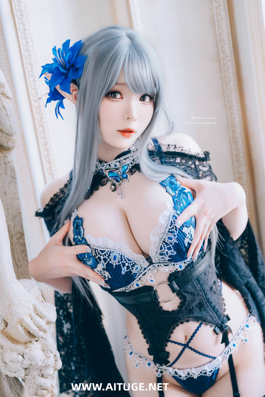 微博妹纸霜月shimo - Original Dark Elf [16P-43MB]