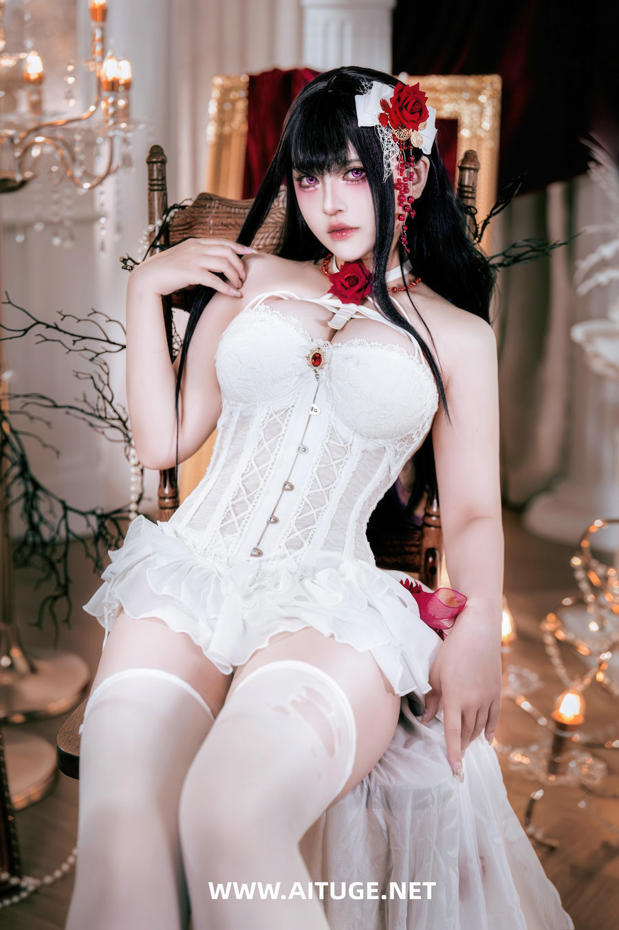 半半子 - Nikke胜利女神 米哈拉 羁绊锁链 [58P-386MB]