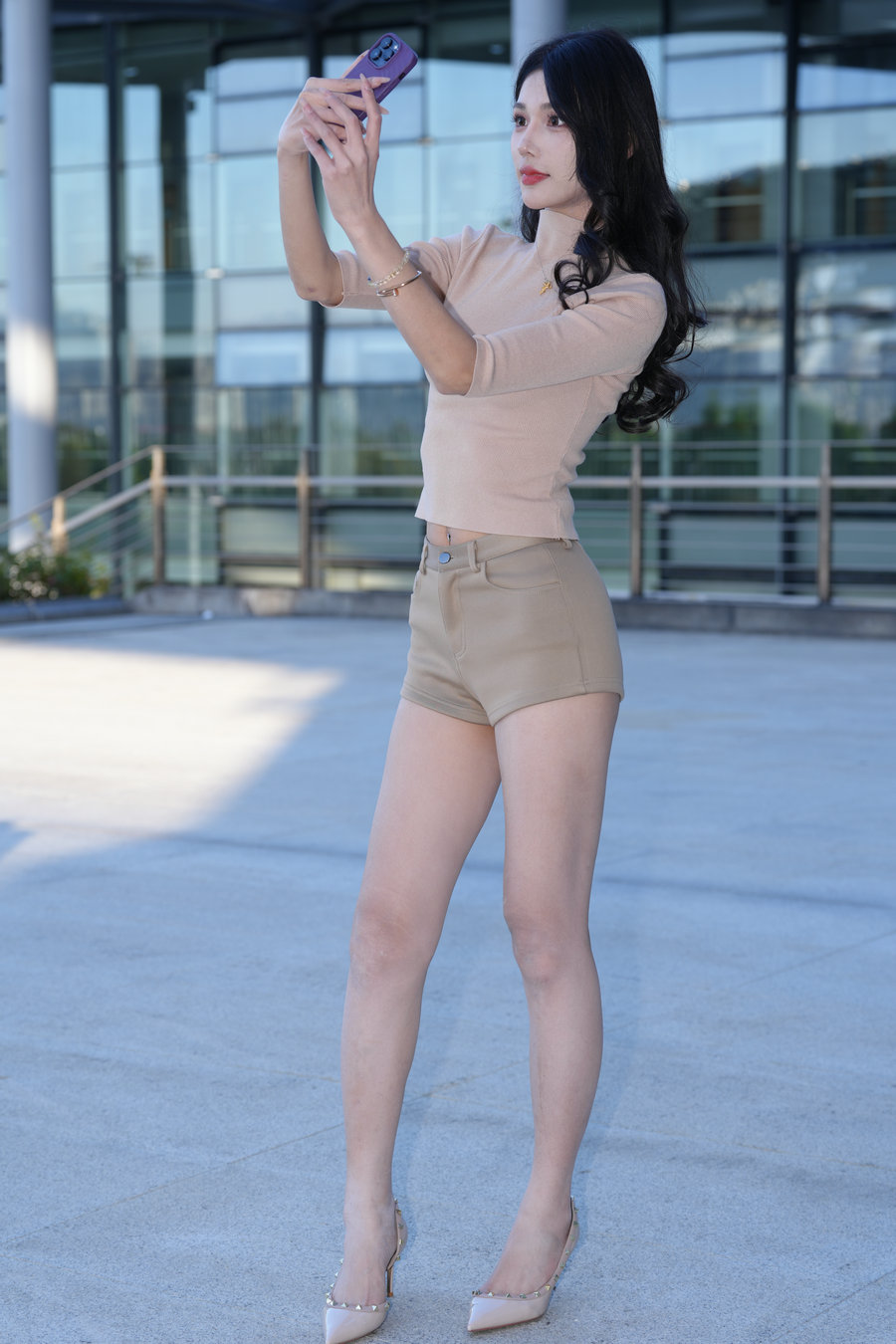 精选街拍视频 No.9898 靓丽短裤冉啊冉 [65P-1.20GB]