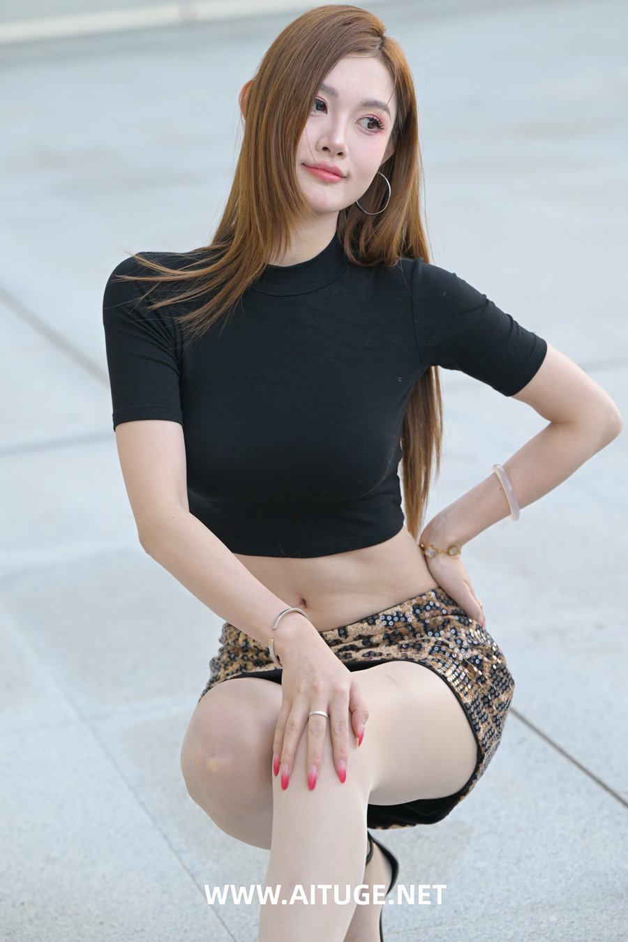 精选街拍视频 No.9965 豹纹亮丝美女 [181P-4.02GB]