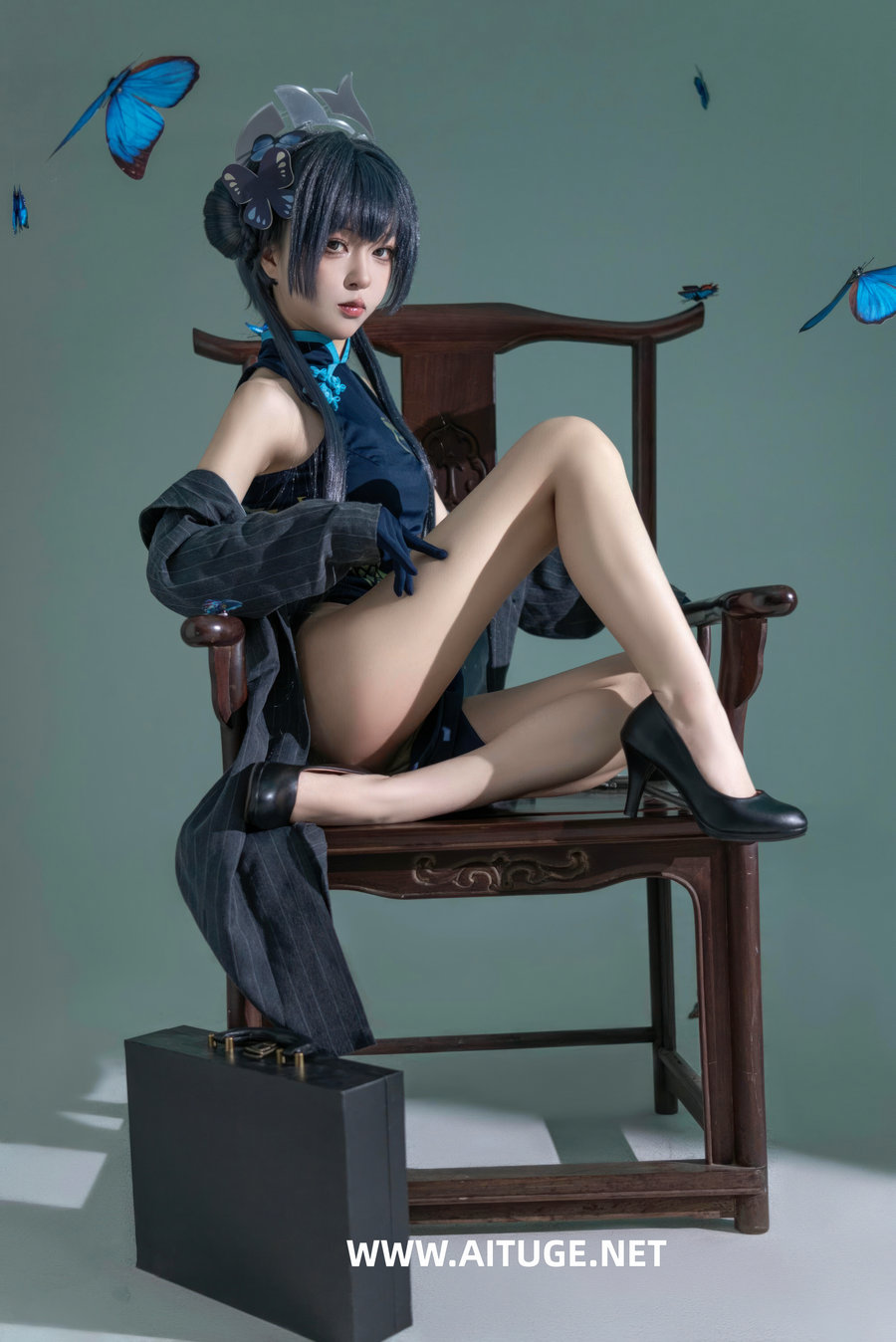 矢量鱼 - 蔚蓝档案 龙华妃咲 [24P-238MB]