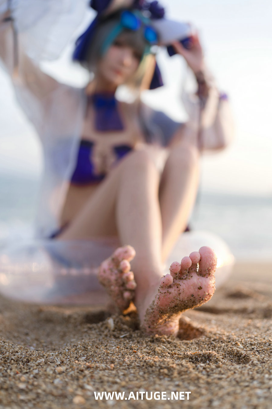 九柒喵 - 碧蓝航线 柴郡泳装 [26P-182MB]