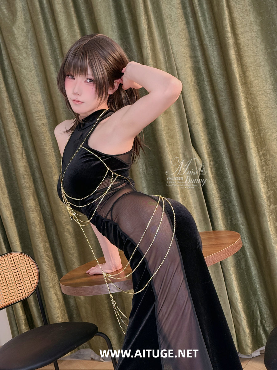 咬一口兔娘 - 黑色丽花 [34P-198MB]