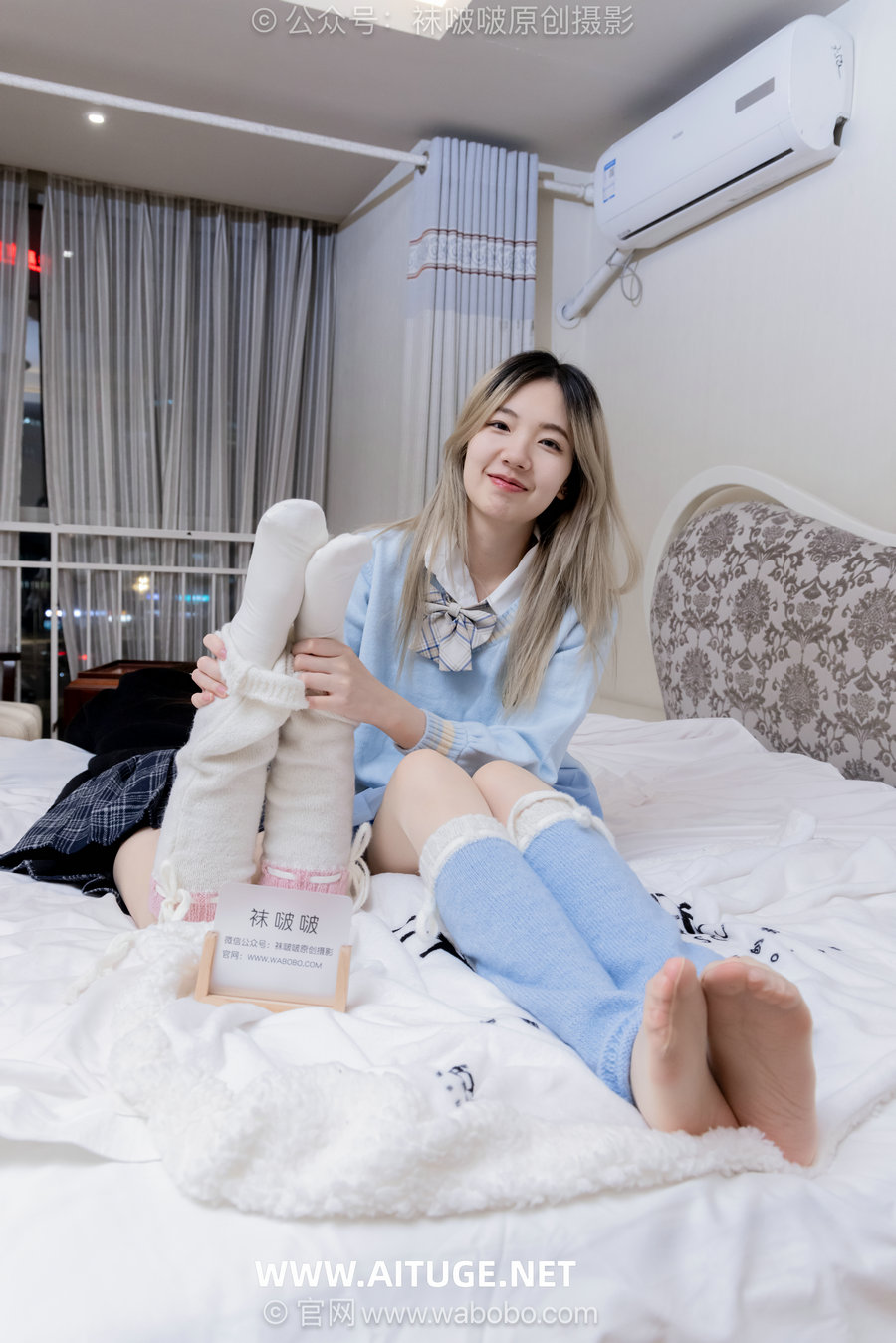 BoBoSocks袜啵啵 No.680 小甜豆&甜甜圈-板鞋、腿套、白棉袜、薄肉丝 [170P1V-8.70GB] ...