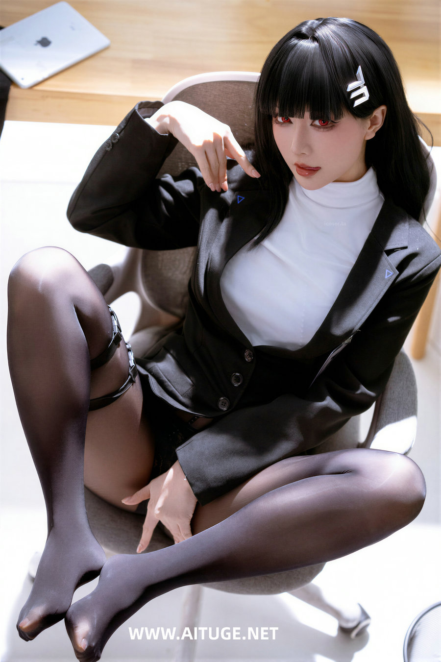 Coser小姐姐星之迟迟 - 蔚蓝档案 调月莉音原皮同人 [98P-585MB]