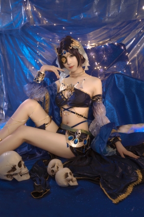 小姐姐弥音音ww - 蓝色魅影 [11P-89MB]