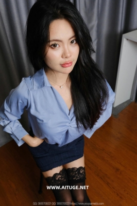 IESS异思趣向 - 模特：兔兔《蓝衣半筒袜》[86P-118MB]