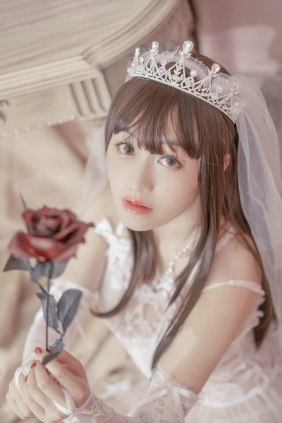 动漫博主脱尾巴Mizuki - 婚纱 [30P-313MB]