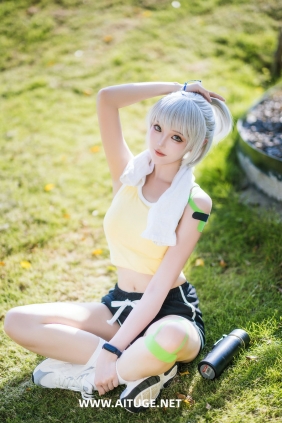 Coser瓜希酱福利 - 灵笼 白月魁 运动服 [15P-50MB]