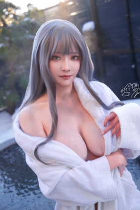 Machi馬吉 - 温泉浴袍 [24P1V-613MB]