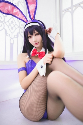 羽生三未图集 - 霞之丘诗羽兔女郎 [37P-581MB]