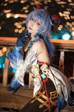 Cosplay美女一千只猫薄禾 - 原神 甘雨 [16P-37MB]