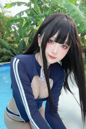 Yuki亭 - 2024冲绳夏日自拍册 黑长直死库水 [10P-77MB]