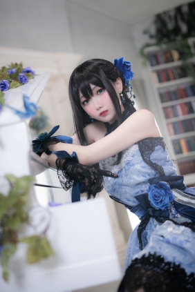 小木曾AYA - 偶像大师 涩谷凛 礼服 [13P-64MB]