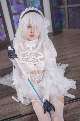 [YITUYU]艺图语 2025.10.15 纯白誓约：2B的圣咏与剑舞 西园寺Sakura [38P-433MB]