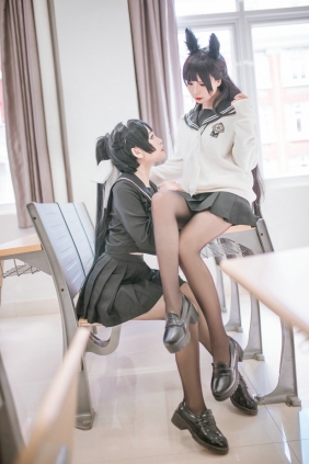 动漫博主北之北 - 碧蓝航线 爱宕JK [9P-103MB]